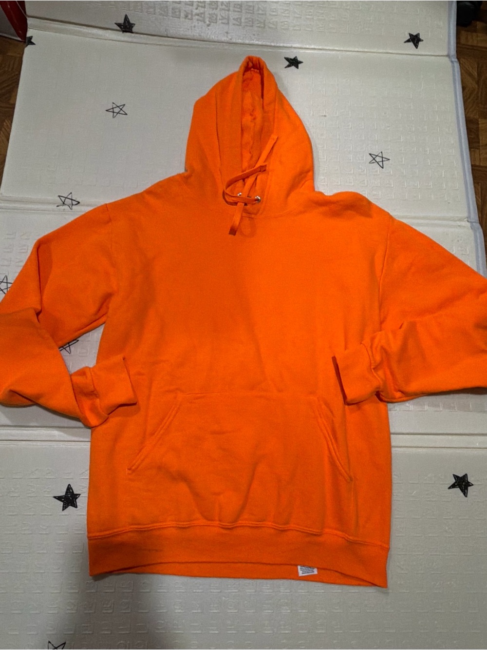 Orange Pullover Hoodie - Classic Casual Sweatshirt